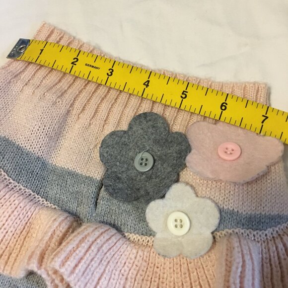 Doggy Free Spirit Flowers Frills and Stripes Sweater - Picture 9 of 13